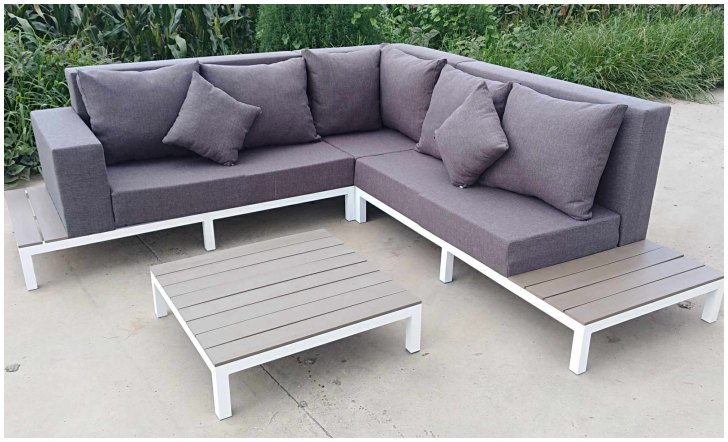 Grey Corner Sofa Set YBL-017