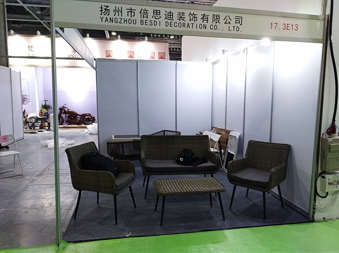 Besdi stand at CIFF Guangzhou 2015, booth 17.3E13